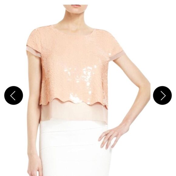 BCBG MaxAzria sequinned top, XXS - Picture 1 of 8